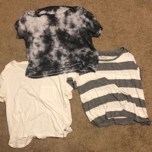 3 crop tops
